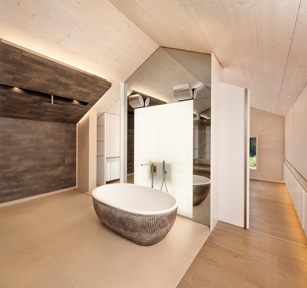 Freistehende Badewanne